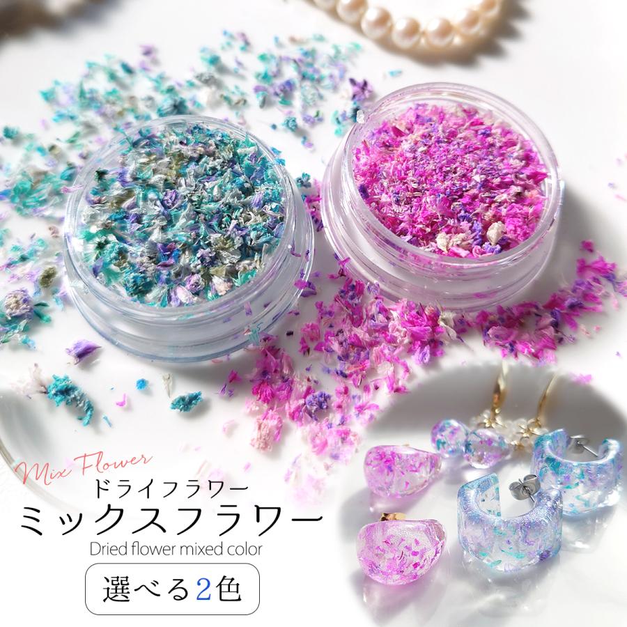 ドライフラワー 花びらのカケラMIX レジン封入 レジン用花材 小花