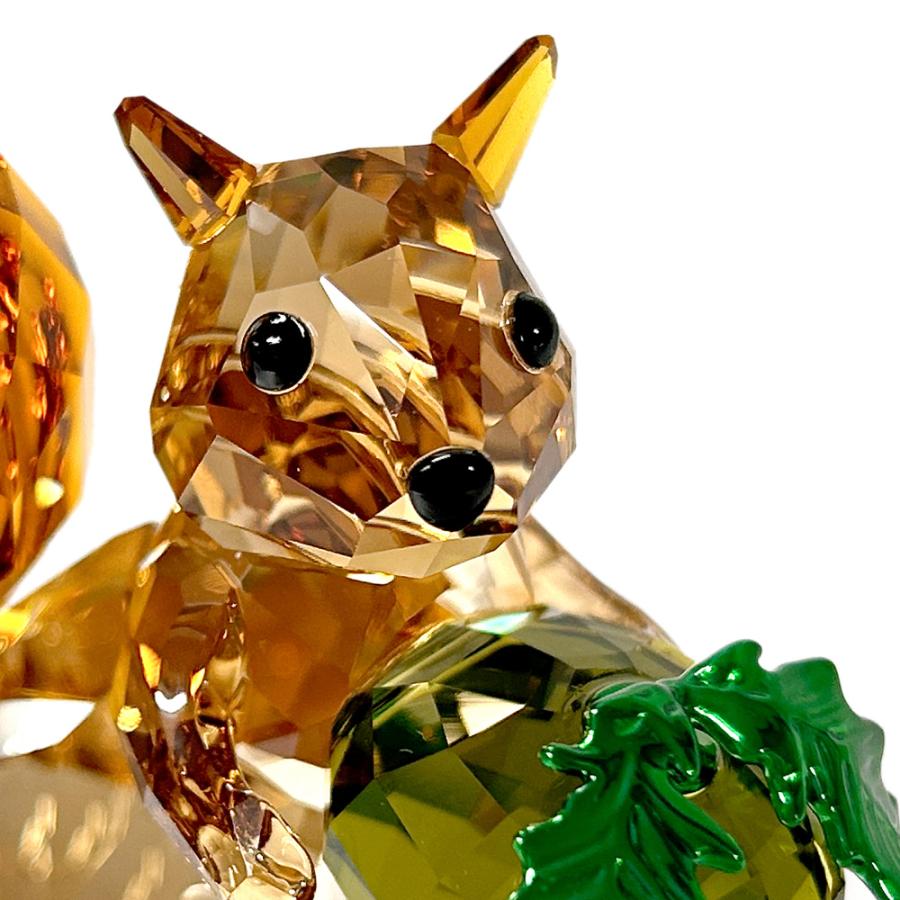 SWAROVSKI（スワロフスキー） クリスタル フィギュア Idyllia リスと