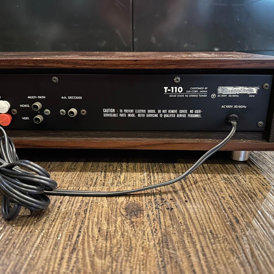 LUXMAN（ラックスマン） Luxman T-110 FM チューナー ラジオ -d714