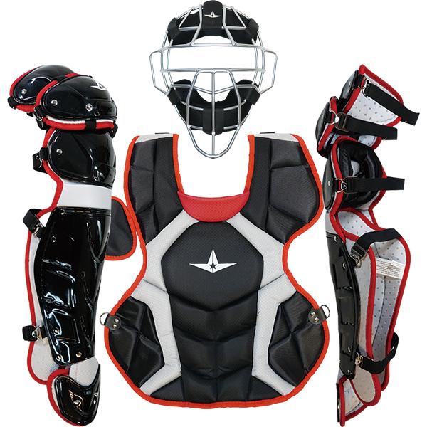 即日発送可】ALL-STAR（オールスター） 一般軟式キャッチャー防具 3点