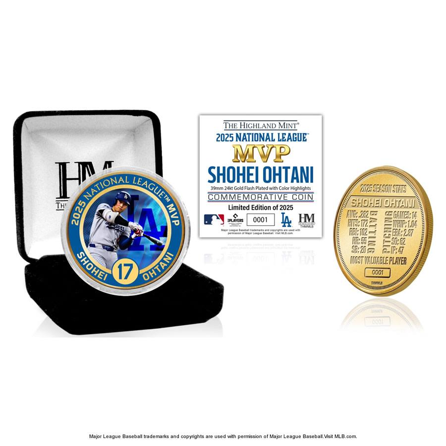 ≪予約販売≫The Highland Mint MLB ドジャース 大谷翔平 2025 NL MVP
