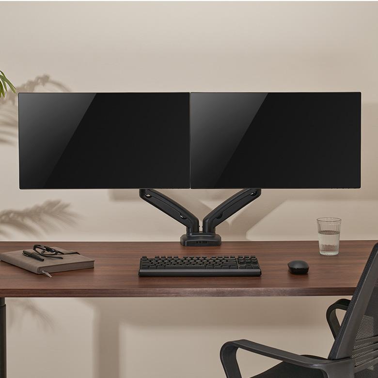 IODATA DELL】PCモニター4台+デュアルモニターアーム2台 セット IODATA