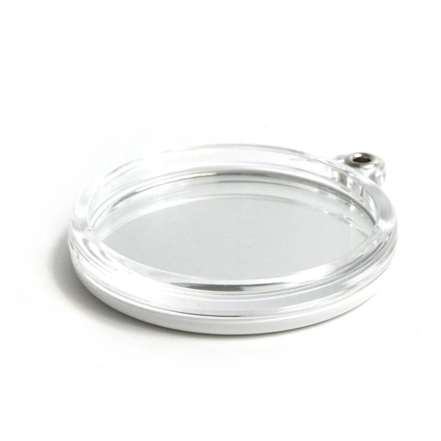 デコ土台 スライドミラー サークル レジン土台 コンパクトミラー 手鏡