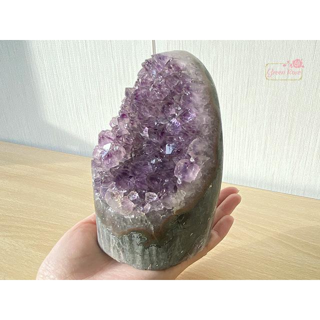 天然石 アメジスト ドーム クラスター パワーストーン 紫水晶 置石
