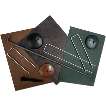 防草シート ピン 固定 15cm 50本 ワッシャー 付 ザバーン Uピン 杭