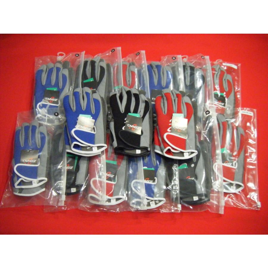 ZENAQ ゼナック 3-D ショートグローブ ZENAQ 3D GLOVE : 中村志郎商店