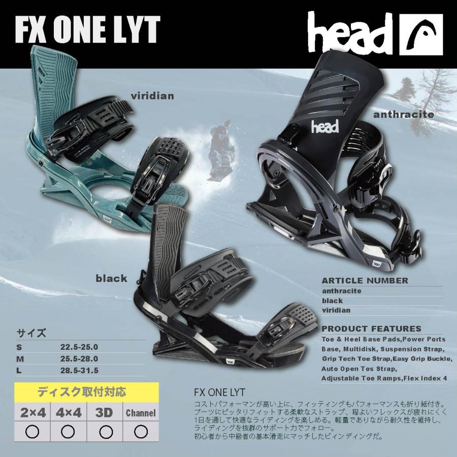 HEAD（ヘッド） スノーボード ビィンディング FX ONE LYT バイン