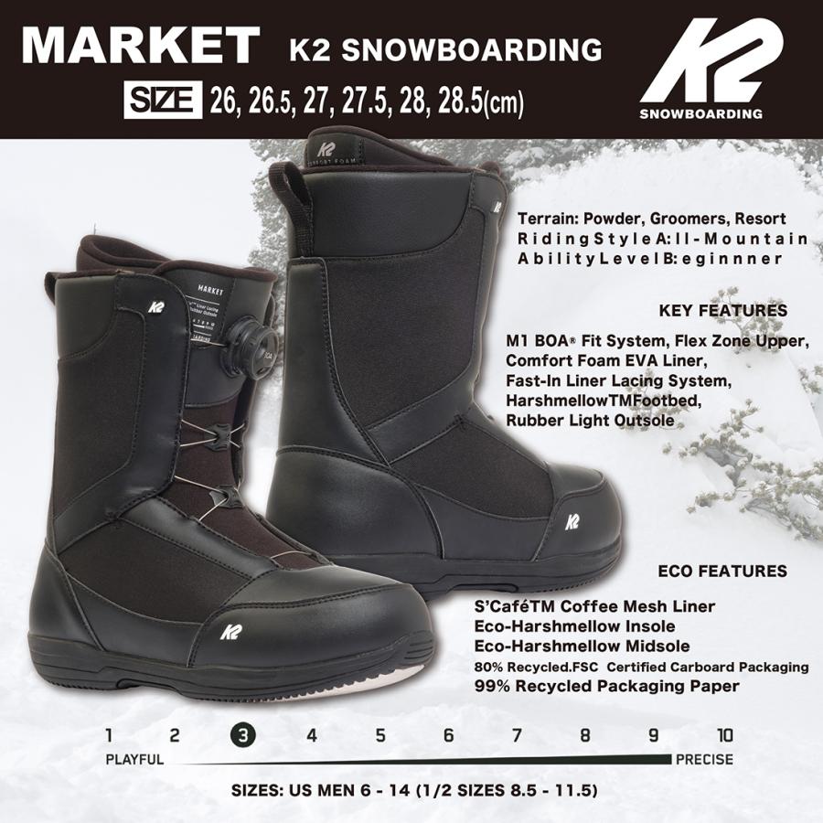 K2 スノーボード ブーツ ケーツー MARKET BOA ボア ダイヤル 2025