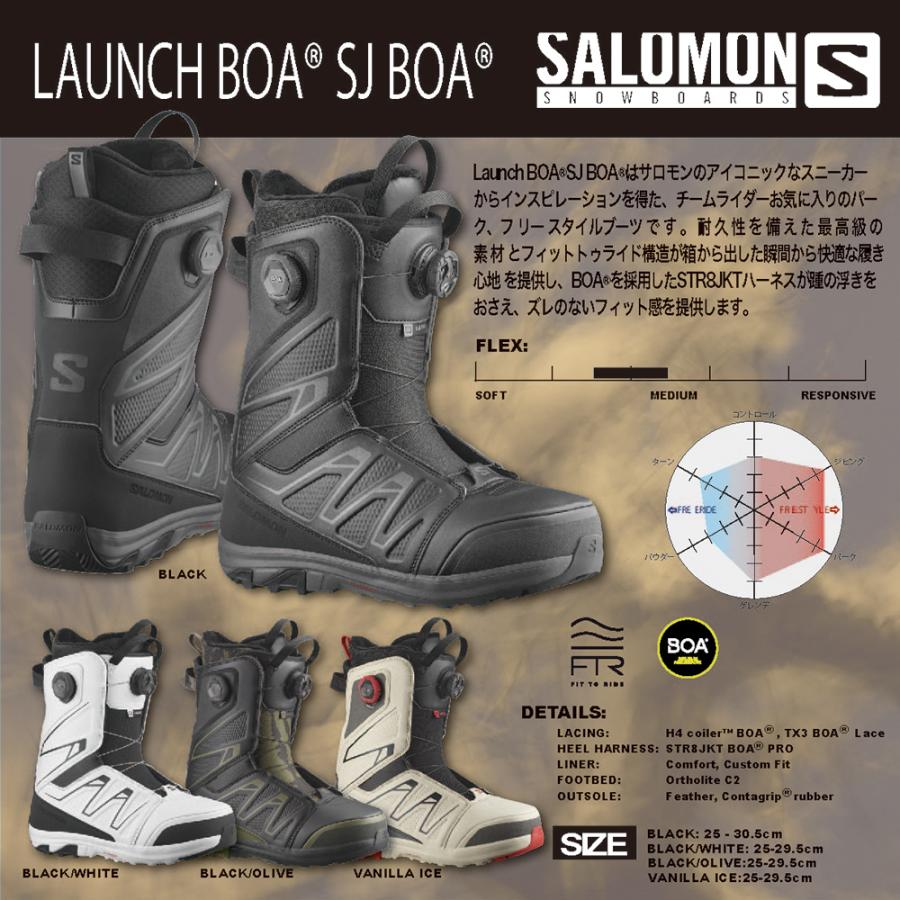 SALOMON（サロモン） スノーボード ブーツ LAUNCH BOA SJ BOA W ダブル
