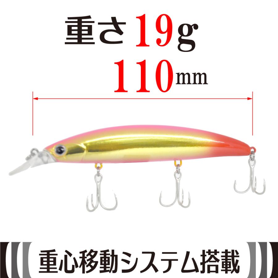 ルアー ミノー 5本セット フローティング ハードルアー マグネット重心