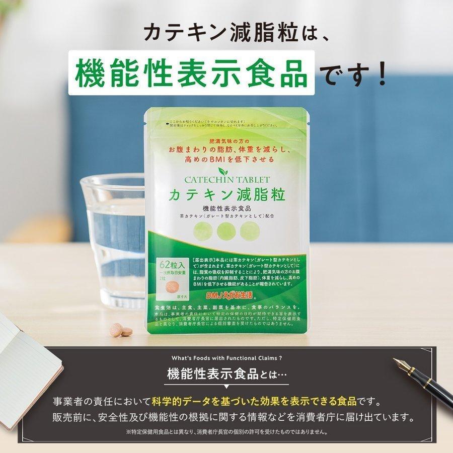 DMJえがお生活 カテキン減脂粒 10袋セット 15%OFF DMJえがお生活 31日