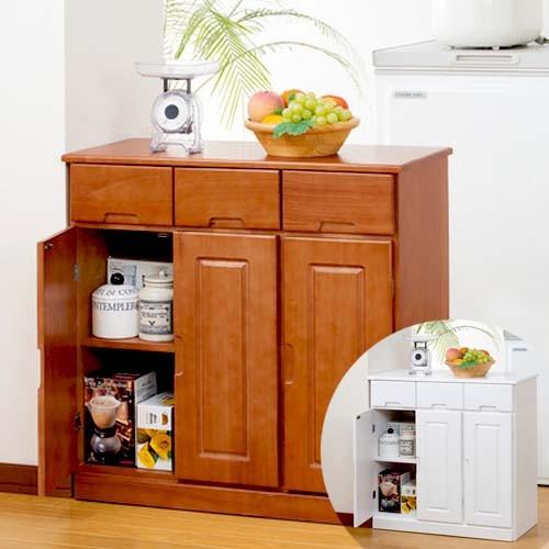 キッチン カウンター下 収納 収納棚 ラック 完成品 キャスター付き