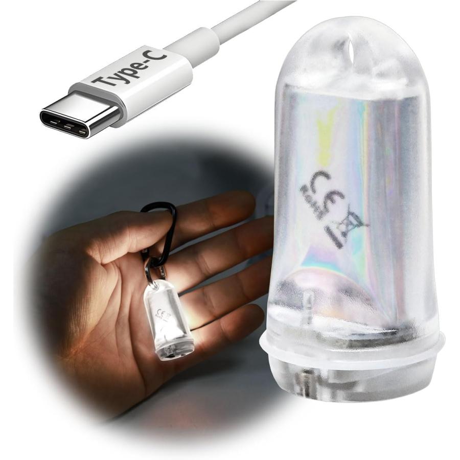 DOKEEP GD3 ミニ LEDライト 超軽量 11.7g USB充電式 EDC 高輝度 懐中