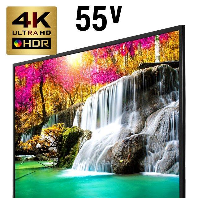 MODERN DECO（モダンデコ） HDR搭載 55V型 テレビ TV 4KTV 4K液晶TV 4K