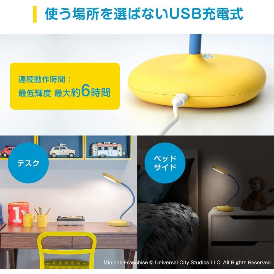 ミニオン デスクライト スタンドライト LED 電気スタンド 卓上ライト 2