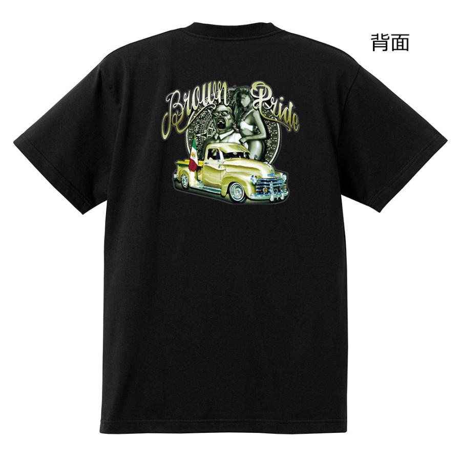 ローライダー Tシャツ W8 黒 チカーノ ソウル ギャング メキシカン
