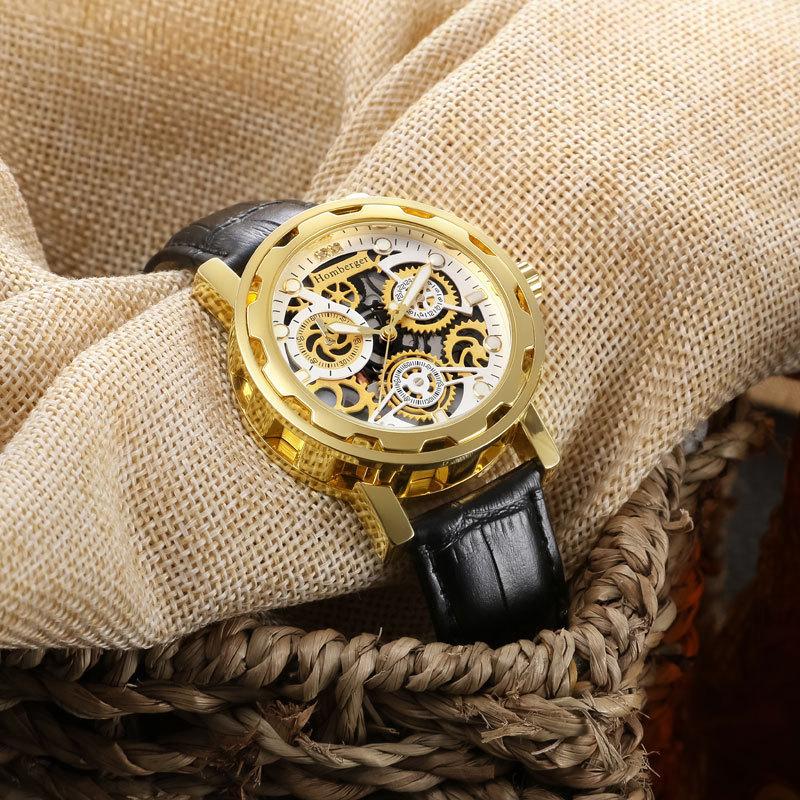 天然ダイヤ2石スケルトンクォーツ時計 - ダンディクラブ : ダンディ