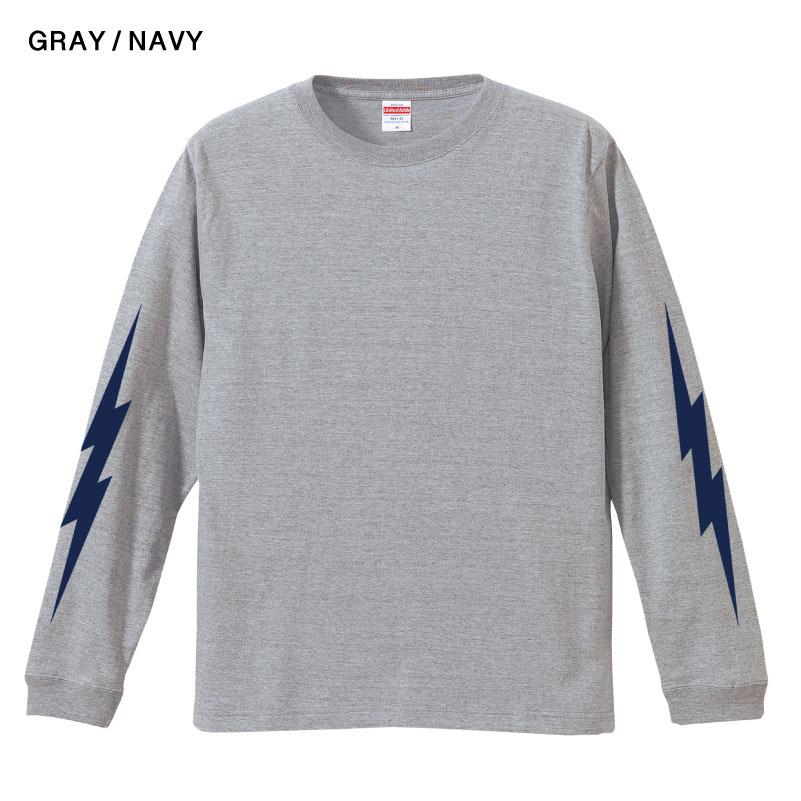 inazuma 稲妻 ロンT 1.6インチリブ トップス カットソー 長袖 メンズ