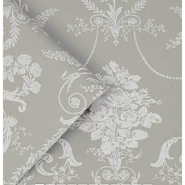 壁紙 クロス 花柄 輸入壁紙 ローラアシュレイ 113383 Josette steel