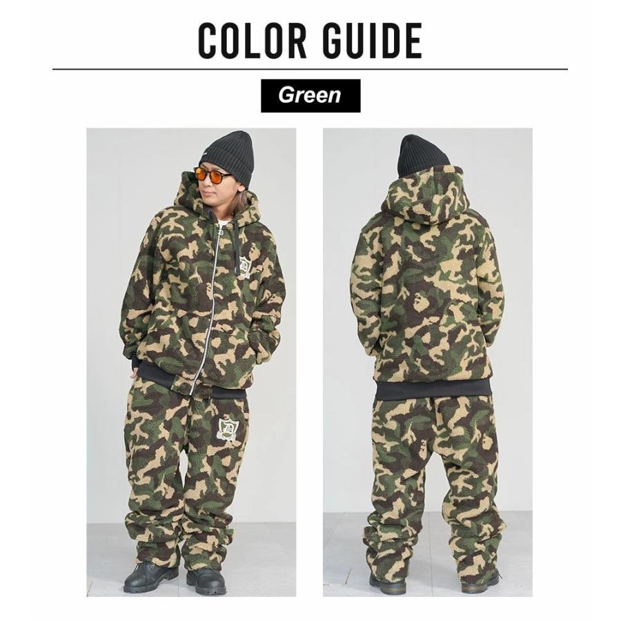 DOPE（ドープ） オーバーサイズ ボアフリース セットアップ メンズ