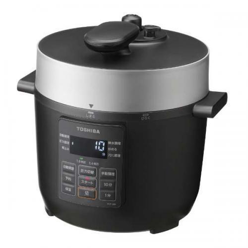 TOSHIBA（東芝） 電気圧力鍋 ブラック RCP-30R-K〈RCP30R-K