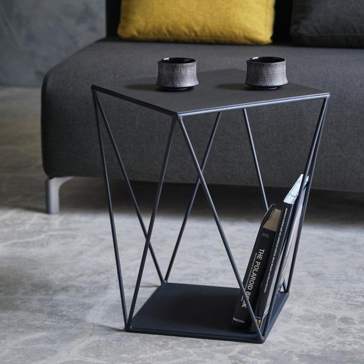 一生紀（ISSEIKI） テーブル オブジェ スチール ブラック アヤ サイド