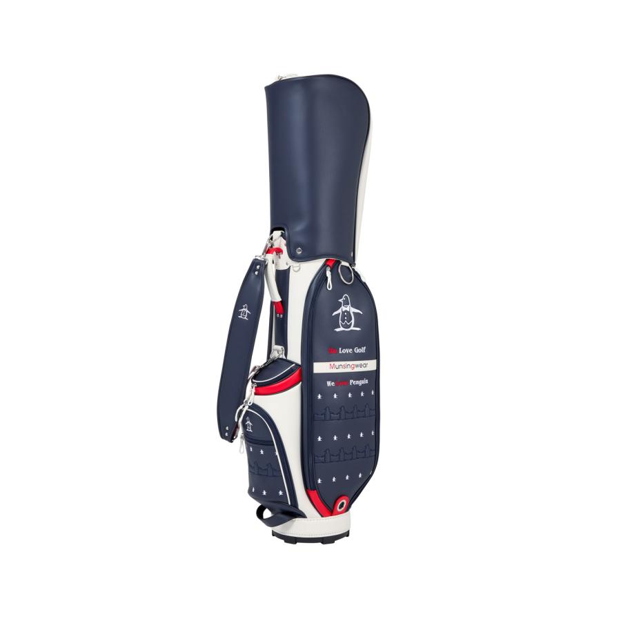 Munsingwear（マンシングウェア） 公式 合皮素材ペンギン刺繍キャディ