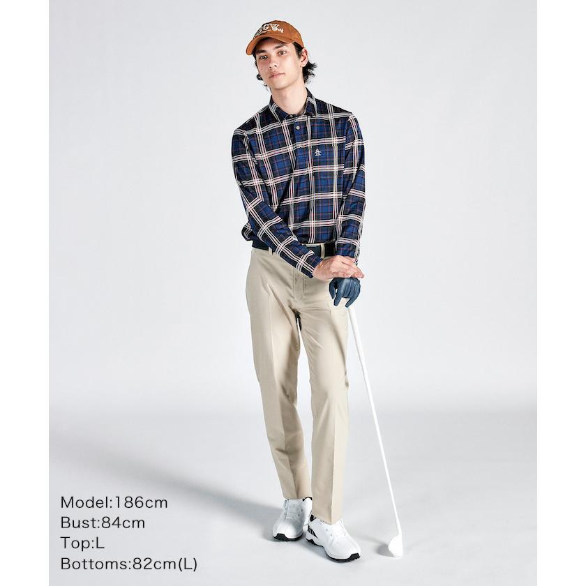 Munsingwear（マンシングウェア） 公式 チェックジャカード 長袖