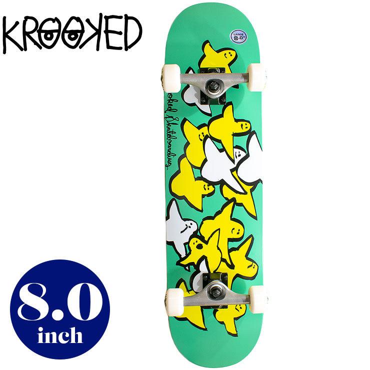 KROOKED（クルキッド） スケートボード コンプリート 8.0inch 完成品
