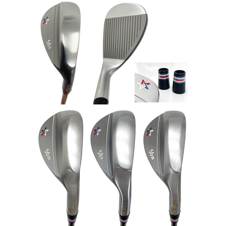 アーティザン ARTISAN ウェッジ 54S 58R ノーメッキ 2本セット アーティザンゴルフ<br>ARTISAN ウェッジ<br>ノーメッキサテン仕上げ