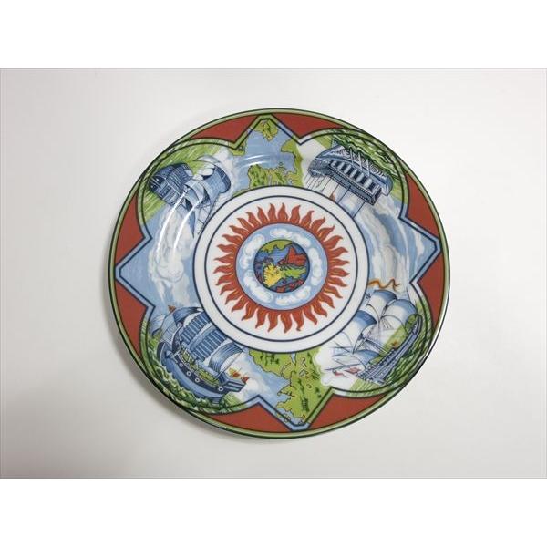 HERMES（エルメス） プレート パッチワーク 風モチーフ 21cm 貿易風 皿