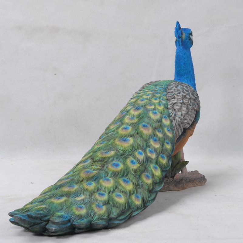 孔雀 クジャク くじゃく オブジェ オーナメント ガーデンオーナメント