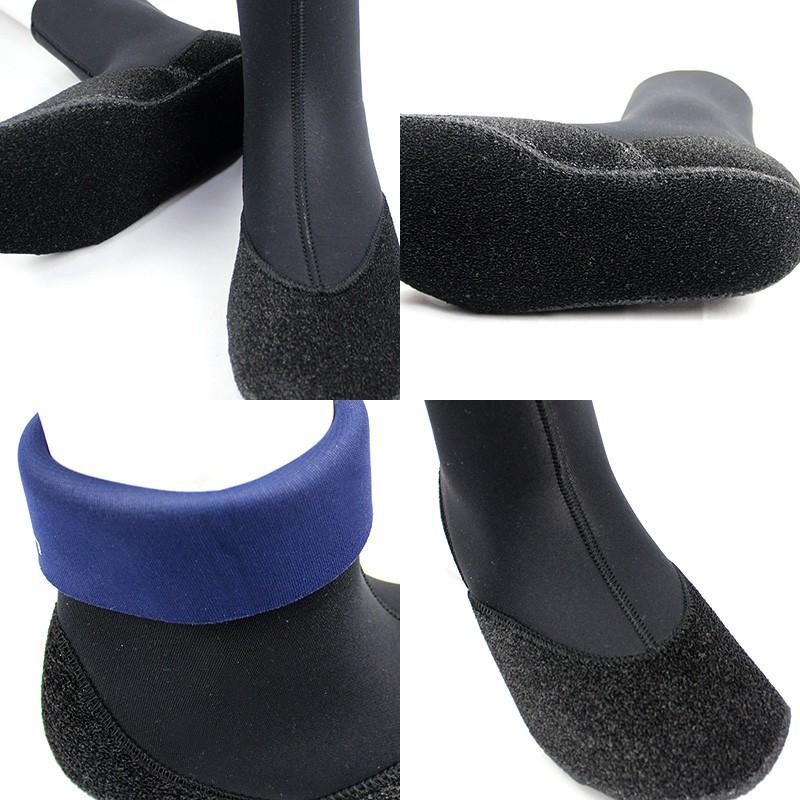 サーフブーツ サーフィンブーツ 5mm×3mm ベルクロラジアル ソフト