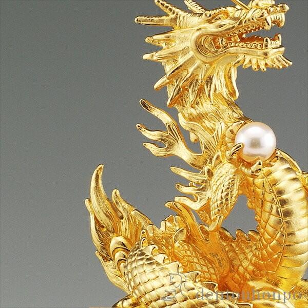 純金 瑞雲昇龍 D 55g ( 光則（金工芸） 木札名入れ有料 高級