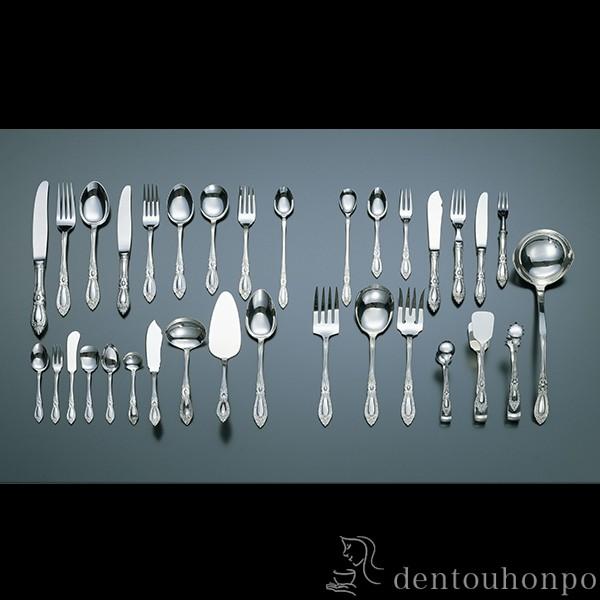 銀製 キングリチャード テーブルナイフ ( 退職祝い 定年 セット ティー