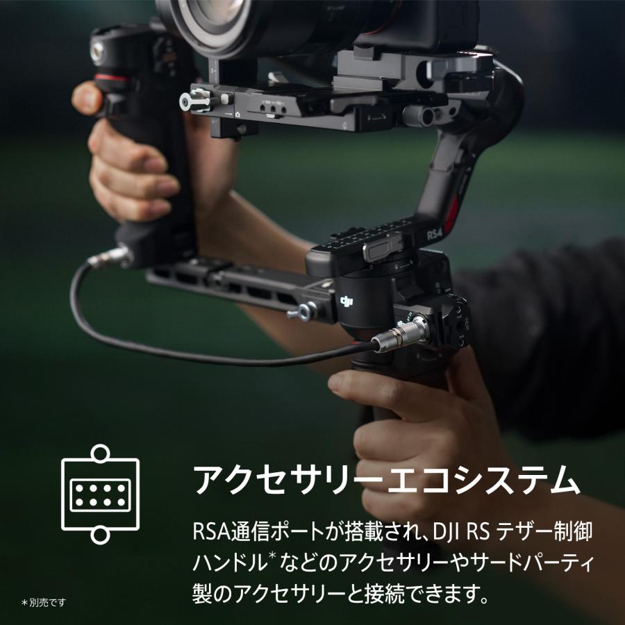 DJI カメラ スタビライザー ジンバル 一眼レフ DJI RS 4 コンボ 積載量