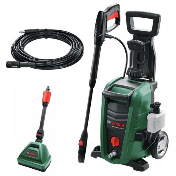 ボッシュ高圧洗浄機UA125 延長高圧ホース&ブラシ付水しぶきカバー特別