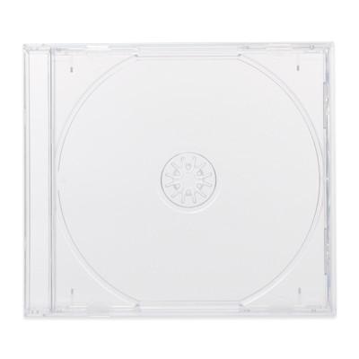 CDジュエルケース（CD1枚収納プラケース×200個）/ クリア / 白 黒（濃