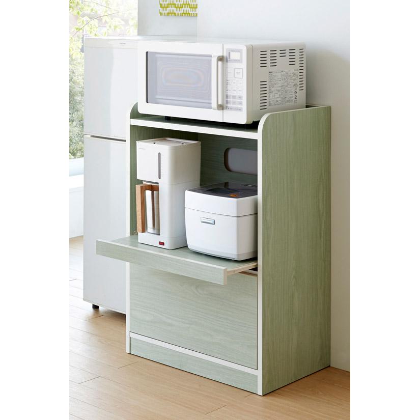 dinos（ディノス） キッチン収納ミニ食器棚シリーズ レンジ台小（高さ