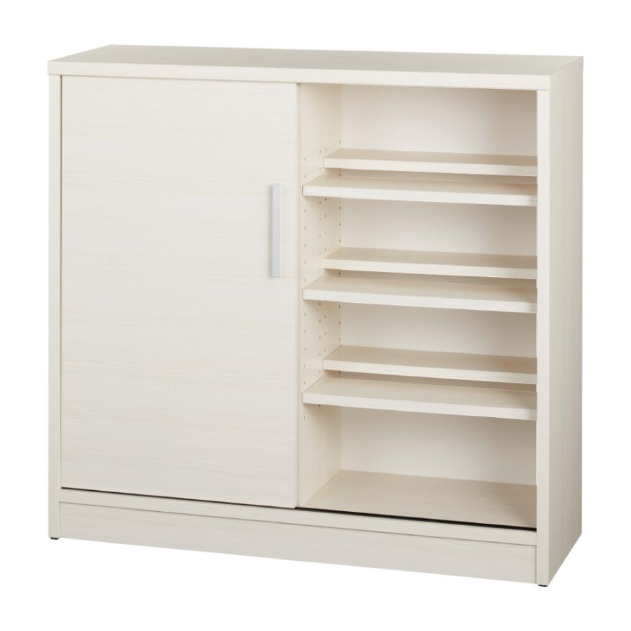 dinos（ディノス） 完成品 見せるも隠すも収納シリーズ 片引き戸 幅