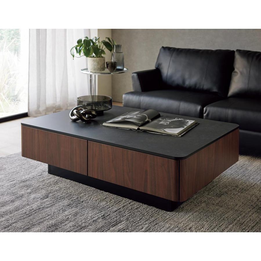 dinos（ディノス） Finuras/フィヌラス 収納付き リビングテーブル 幅