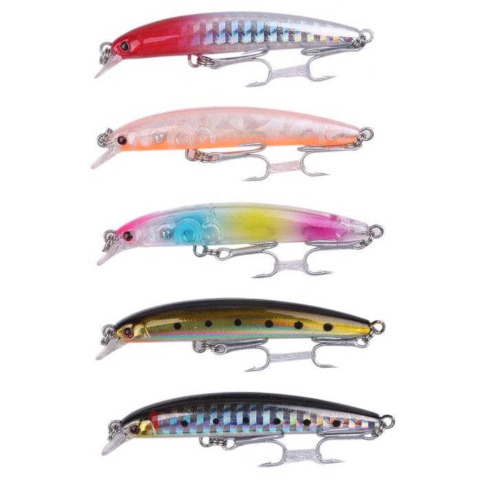 ルアー ミノー フローティング シーバス 3g 60mm 5個セット カサゴ