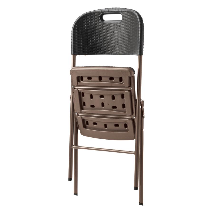 dinos（ディノス） 折りたたみ作業台シリーズ ラタン調チェア2脚組