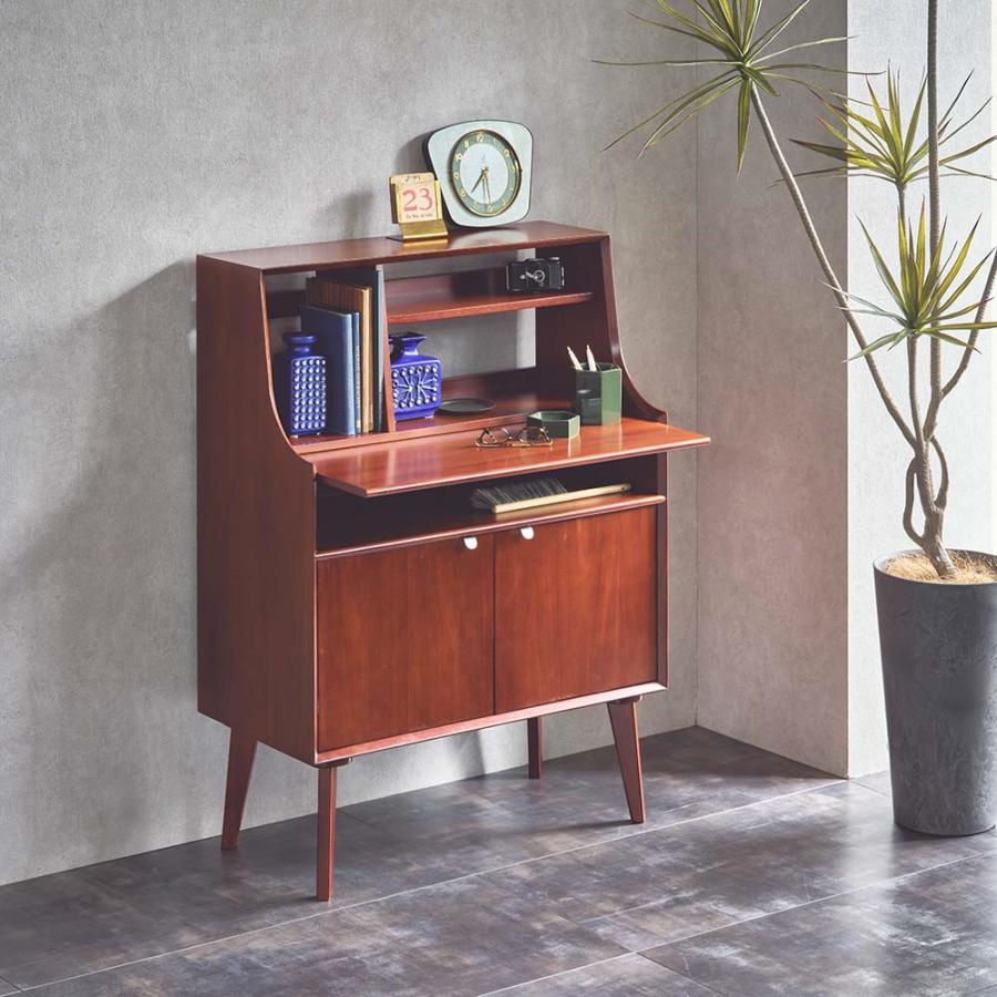 dinos（ディノス） 北欧ビンテージ風Vライティングデスク 机 オフィス