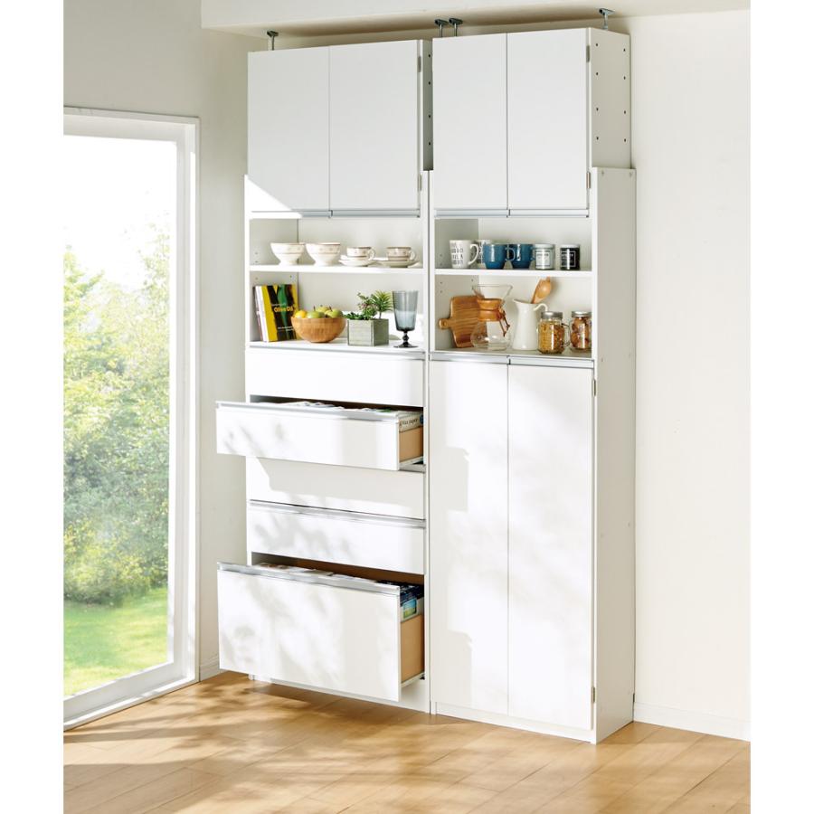 dinos（ディノス） 薄型で省スペースキッチン突っ張り収納庫 チェスト