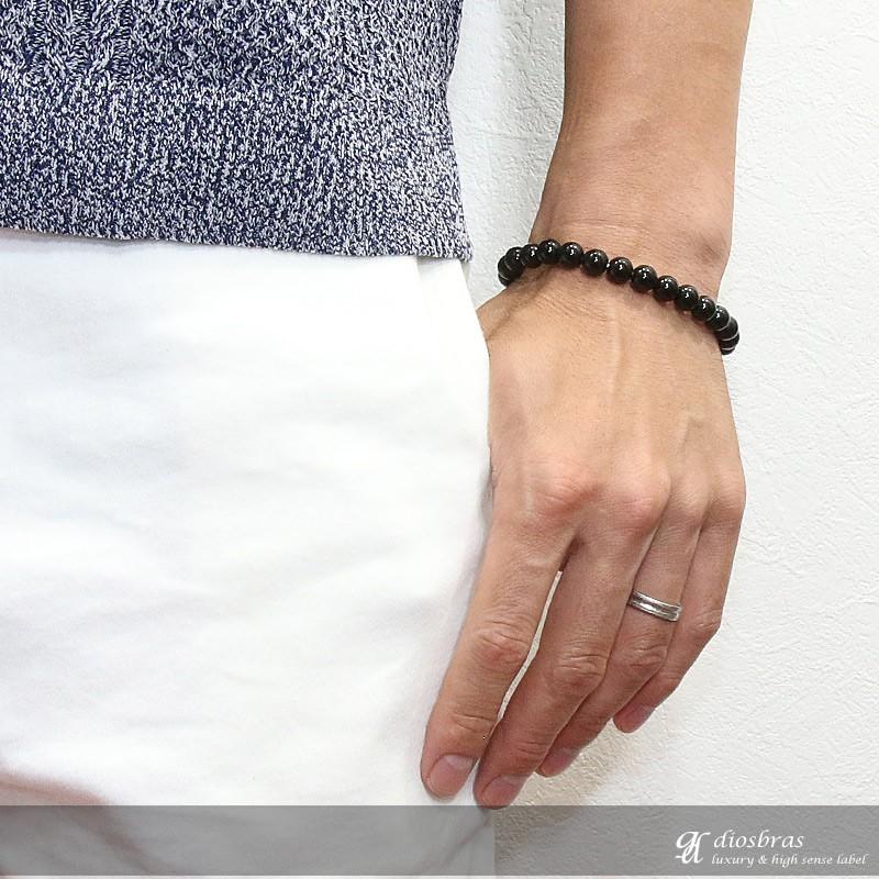 ブラックスター サファイア ダイオプサイト 8mm ブレスレット