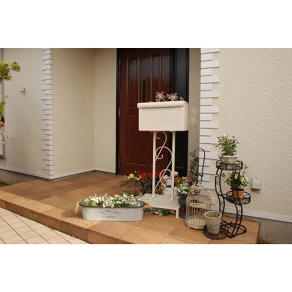 不二貿易（Fuji Boeki） ポスト 置き型 おしゃれ 郵便ポスト 屋外用