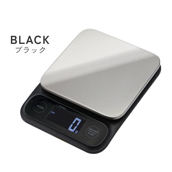 ドリテック キッチンスケール 5kg 防水 ステンレス バックライト