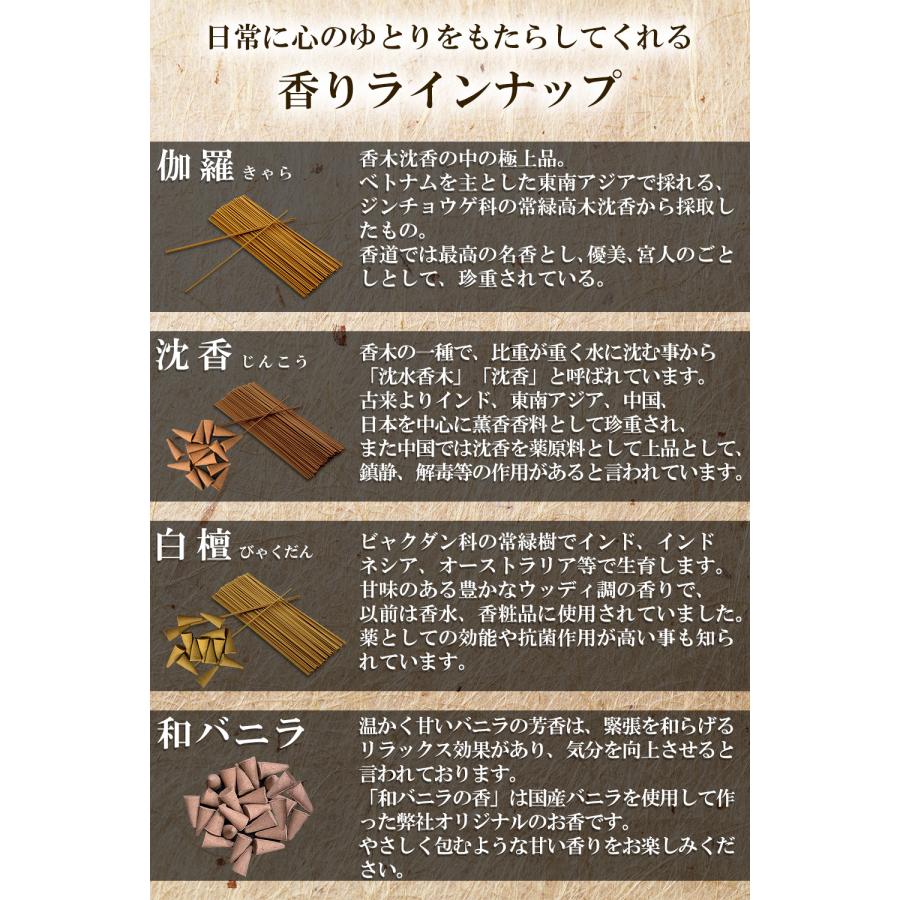 TRAD JAPAN（トラッドジャパン） 御香 沈香 スティック 木箱 12把入 お