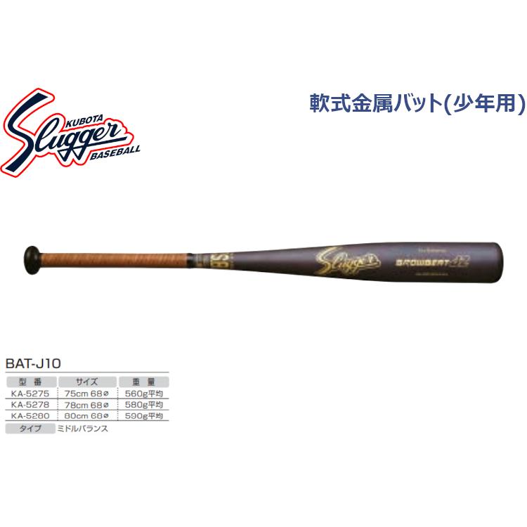久保田スラッガー（KUBOTA SLUGGER） 軟式金属バット(少年用) ミドル
